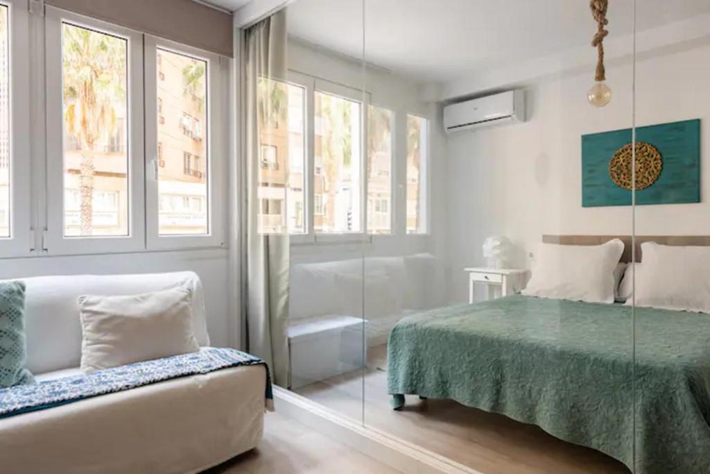 Nuevo Apartamento Lujo Playa Malagueta-Centro Malaga Zewnętrze zdjęcie